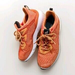EUC Adidas Alphabounce Women's Orange Coral Running Shoes BW0327 Size 6 1/2